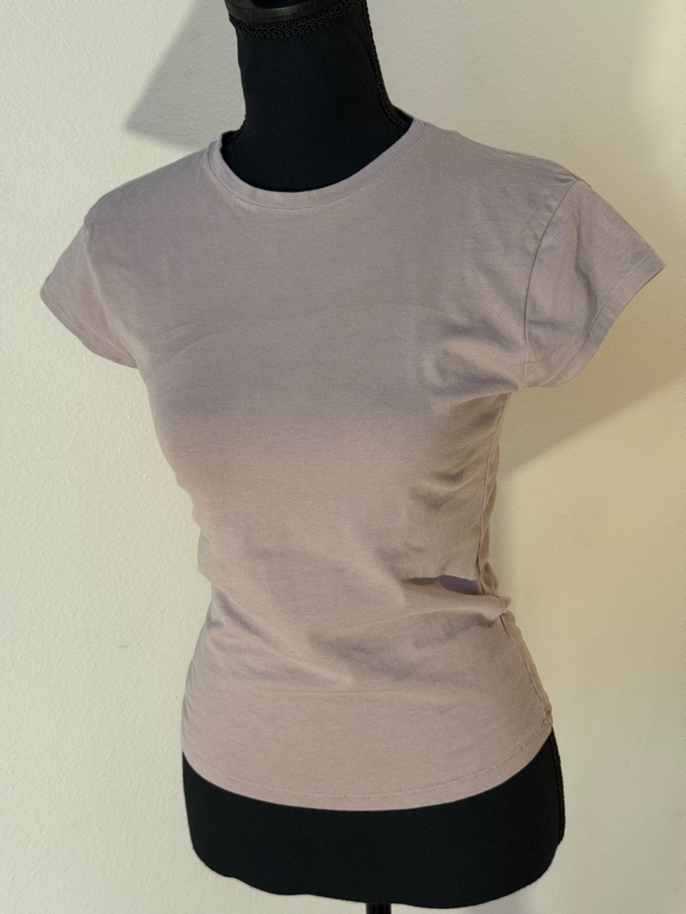 Zara Short Sleeve Tee in Light Mauve